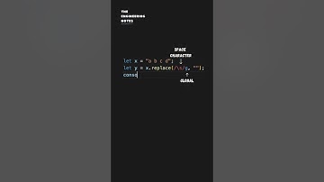 how to use regex to remove all spaces in a string