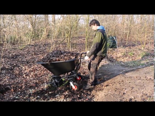 Elektische kruiwagen met 120 kg - YouTube