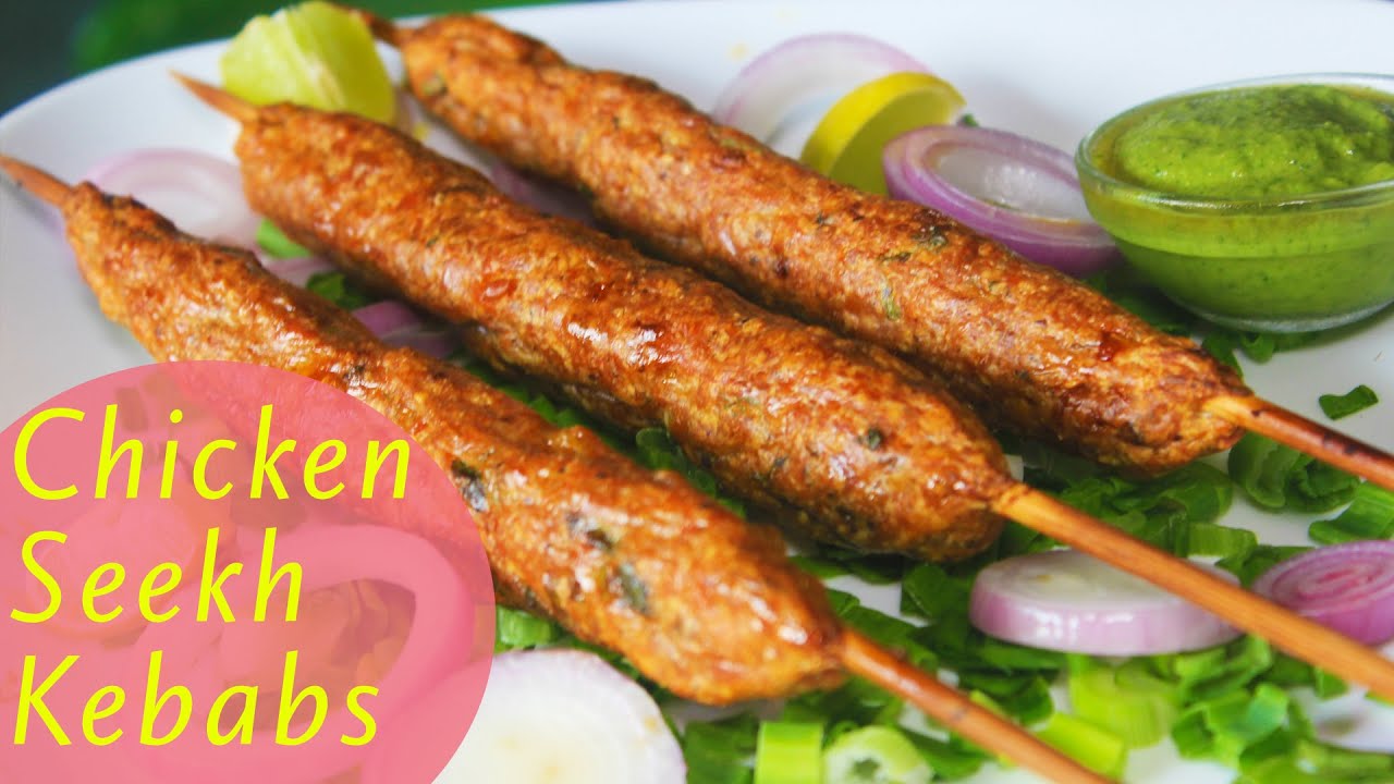 Chicken Seekh Kebabs | Quick & Easy To Make Appetizer | Healthy Chicken Recipes