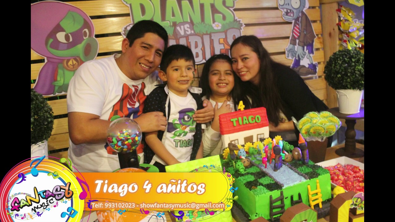 Show Infantil Fantasy Music - Book Digital de Tiago "Show Plantas Vs Zombies"