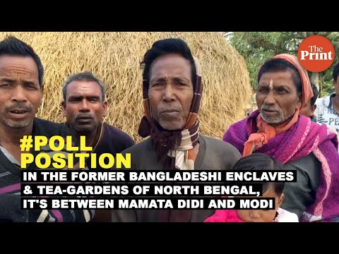 In the former Bangladeshi enclaves & tea-gardens of North Bengal, it's between Mamata Didi and Modi