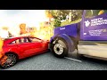 Police Chase and Car Crashes #16 BeamNG Drive