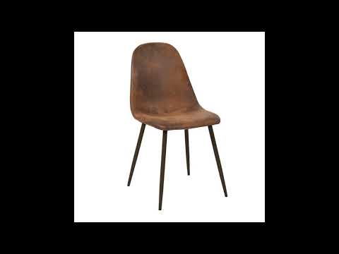 כסאות פינת אוכל בצבע חום קאמל
