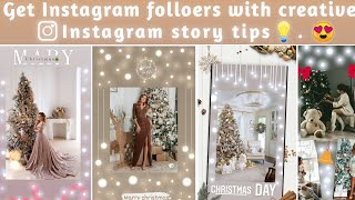 5 Creative marry Christmas Story ldeas For Instagram| 2020 trick |in Android. #igstory screenshot 3