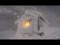TRAPPED in -45°F BLIZZARD: Off-Grid Wooden Cabin: Alone with Wolves in a Blizzard