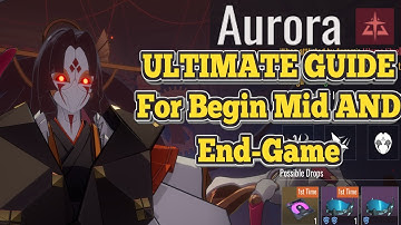 Aurora Ultimate Guide for Beginners Mid and Endgame Players! Etheria Restart