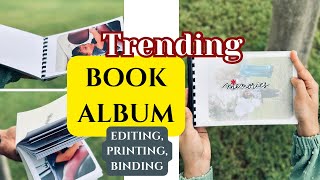 Trending Book Album at Home | Book Album Binding | Book Album making malayalam