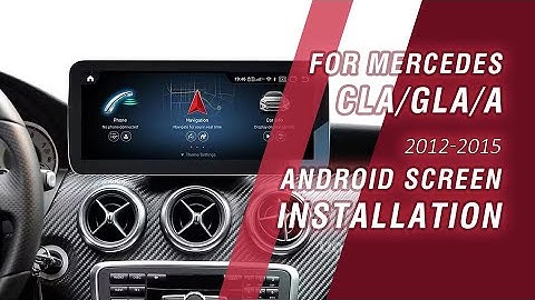 How to install Android Display Upgrade For Mercedes CLA GLA A W176 C117 W117 NTG4.5 Ugode
