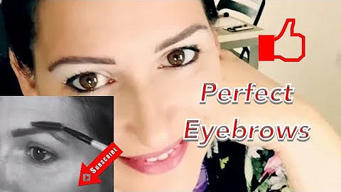 Easy eyebrow tutorial