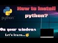 How to install Python in windows tamil🐍#python#pythoninstallation#learnpython #codingtamil