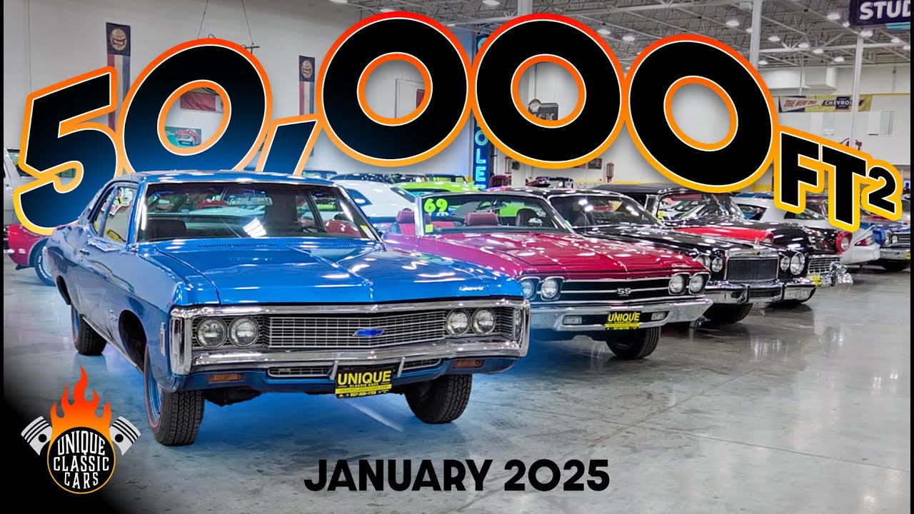 LARGEST MIDWEST Classic Car Showroom Walkthrough - January 2025
