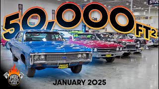 LARGEST MIDWEST Classic Car Showroom Walkthrough - January 2025