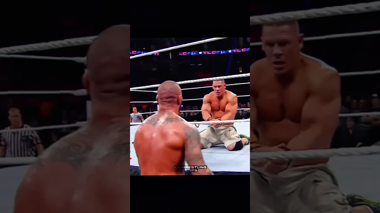 John Cena vs Randy Orton 🥵 Winner take all TLC match in 2013 😍 