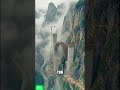 Китайцы построили дорогу НАД ПРОПАСТЬЮ БЕЗ ЕДИНОГО КРАНА🇨🇳🛣😱