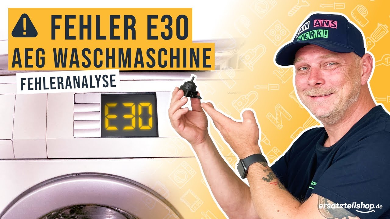 AEG Waschmaschine Fehler E30 Fehleranalyse, 42 OFF