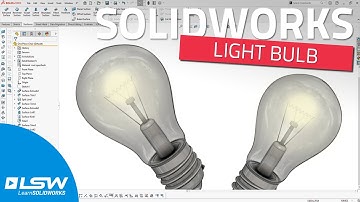 How to model a Light Bulb in SOLIDWORKS? 💡