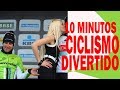 10 minutos chistosos de ciclismo | caídas, bailes, bromas.