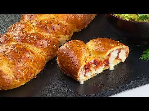Make A Loaf Of Braided Pizza Bread