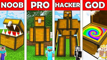 Minecraft NOOB vs PRO vs HACKER vs GOD : CHEST MUTANT in Minecraft! AVM Shorts Animation