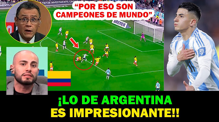 "SON INVENCIBLES" PRENSA COLOMBIANA NO PUEDE CREER EL EMPATE DE ARGENTINA CON 1 HOMBRE MENOS!!