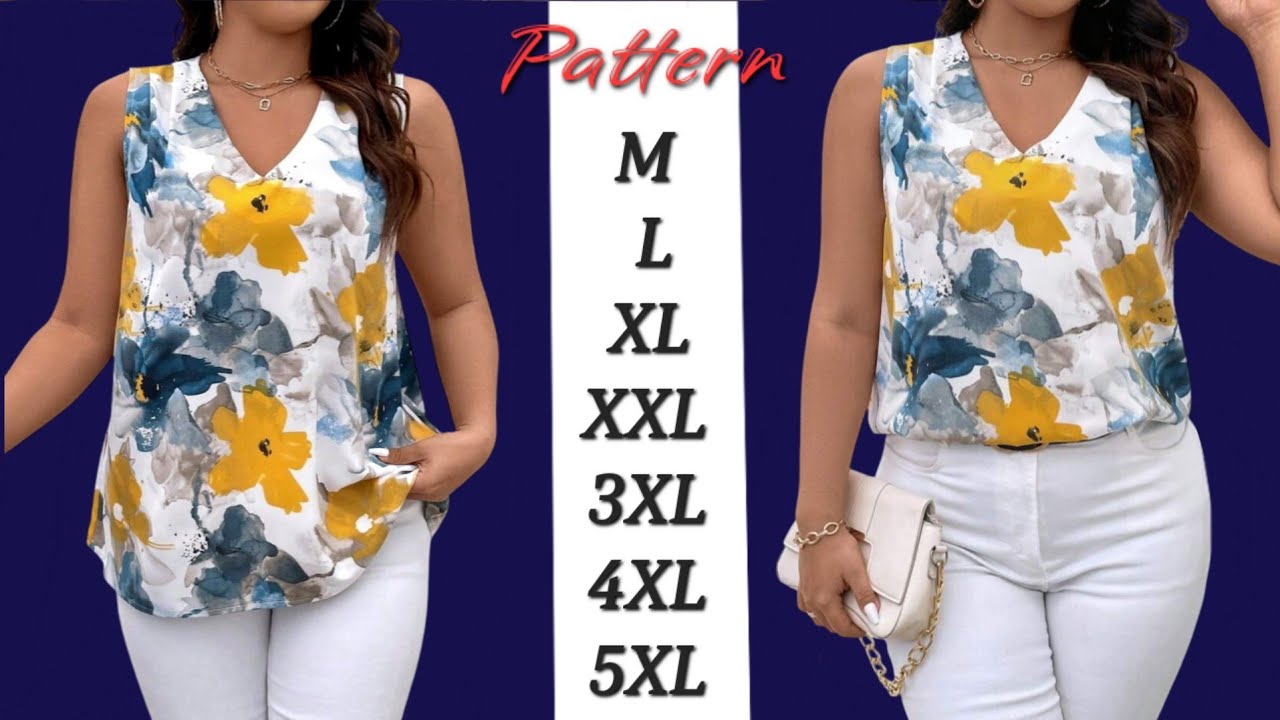 ⚘️You Don't Have To Be a Tailor⚘️So Easy Only 10 Minute Blouse Pattern 💃 Stylish and Simple Pattern