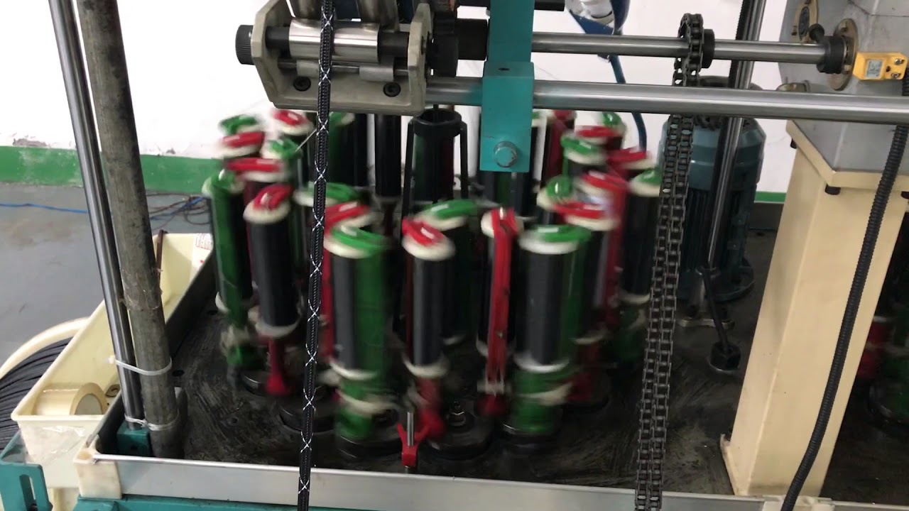 Процесс изготовления оплетки проводов - "змеиная кожа" 2 - YouTube