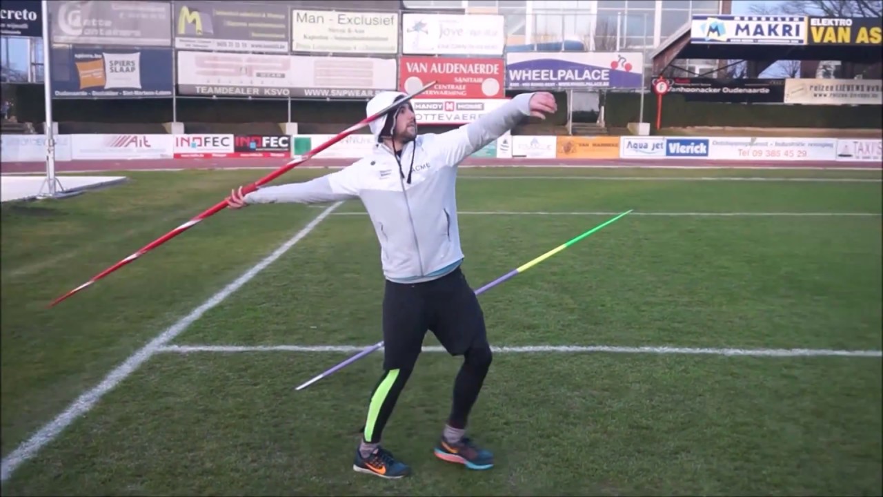 Movie of first javelin drills technick outdoor for 2017 YouTube