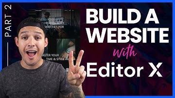 How to Build a Website with Editor X | Part 2 Responsive & Animations