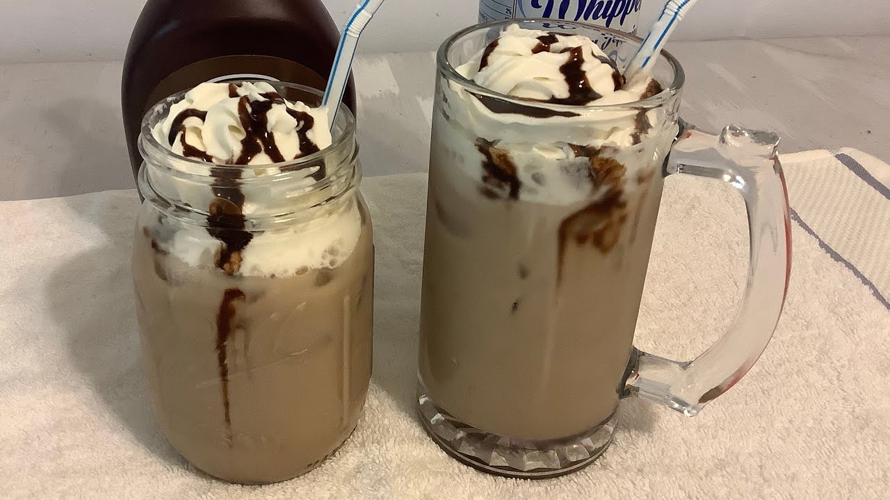 ICED MOCHA DRINK/HOW TO MAKE ICED MOCHA DRINK AT HOME