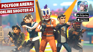 Polygon Arena Online Shooter Gameplay (Part-2)| Polygon Arena Online Shooter Download  Android, iOS