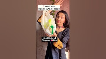 Craft Material Shopping Haul 🛍️ 🪞 🥳 📿! #diy #ytshorts #craftmaterials