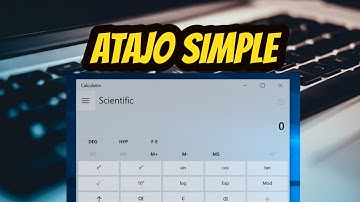 Como abrir la calculadora científica Windows 10