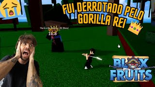 JOGUEI BLOXFRUIT PELA PRIMEIRA VEZ EM ROBLOX *o gorila rei me venceu*