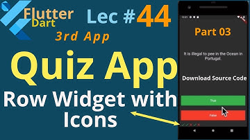 row widget flutter in urdu || flutter in urdu || Lec # 44 ||
