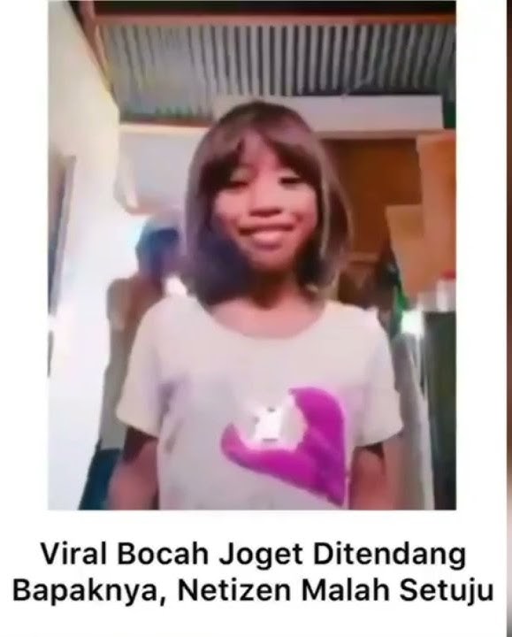 viral !!! anak sedang joget tik tok di tendang oleh bapaknya.