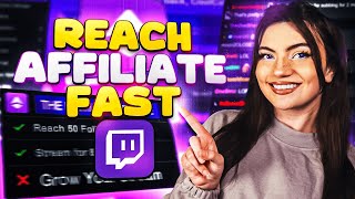 5 STEPS TO REACH TWITCH AFFILIATE (2026)