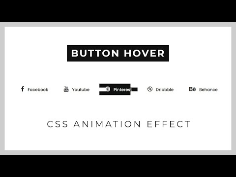 Creative CSS Button Hover Animation | CSS Animation Tutorial