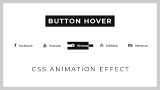 Creative CSS Button Hover Animation | CSS Animation Tutorial
