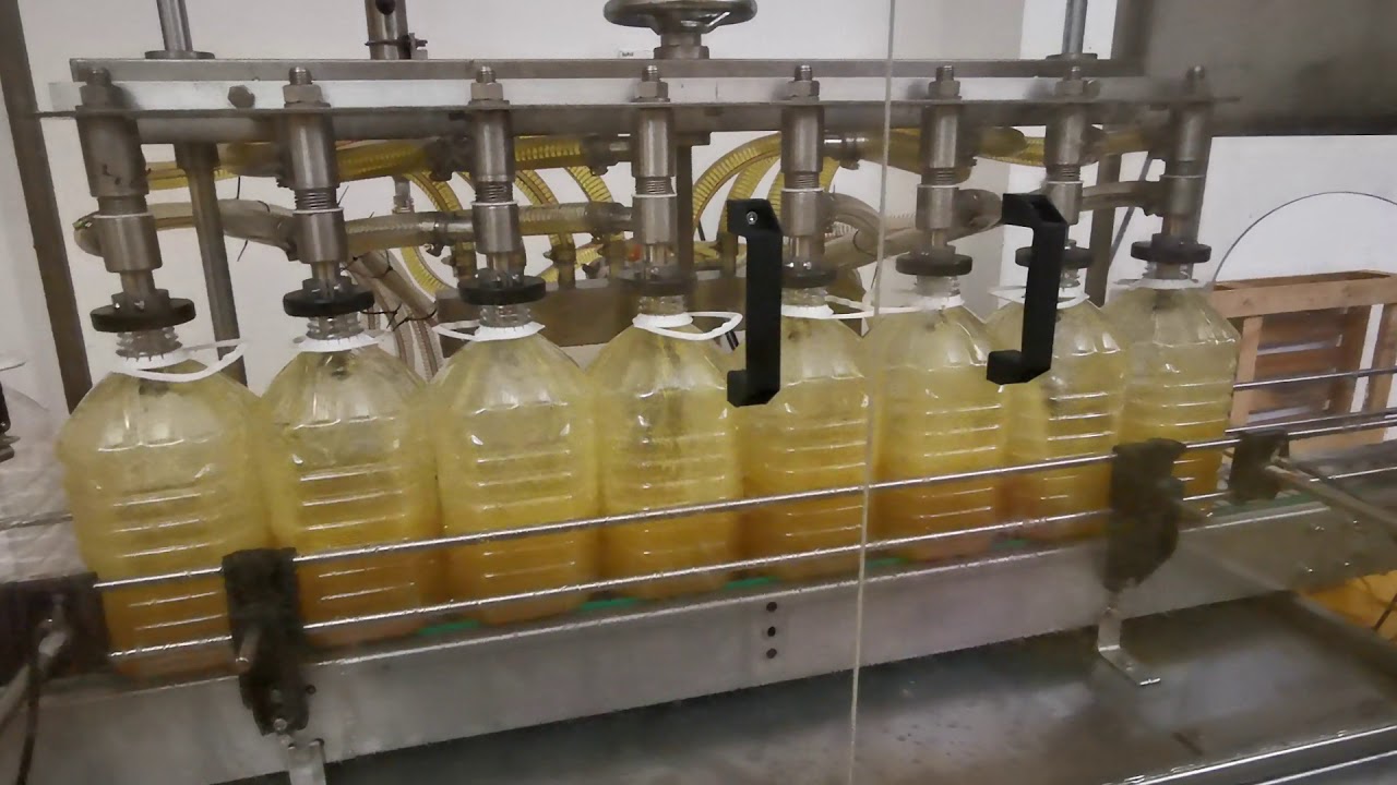 Cooking oil filling machine YouTube