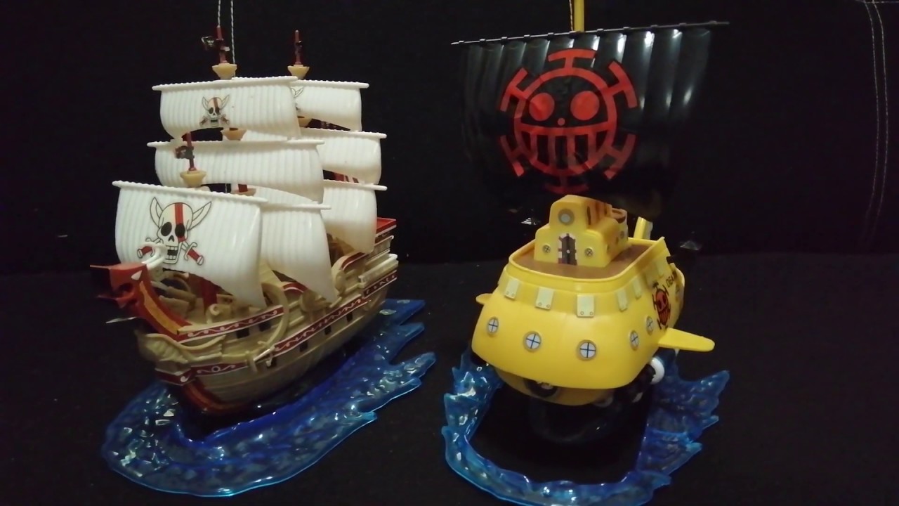 one Piece ( Red Force Ship and Trafalgal Law's submarine YouTube