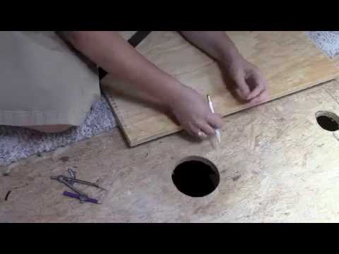 Patching Small Holes In Floor Youtube