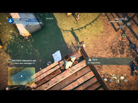 Assassin's Creed Unity - The Supremebeing: Kill Guards Patrolling Robespierre's Tent Combat Gameplay