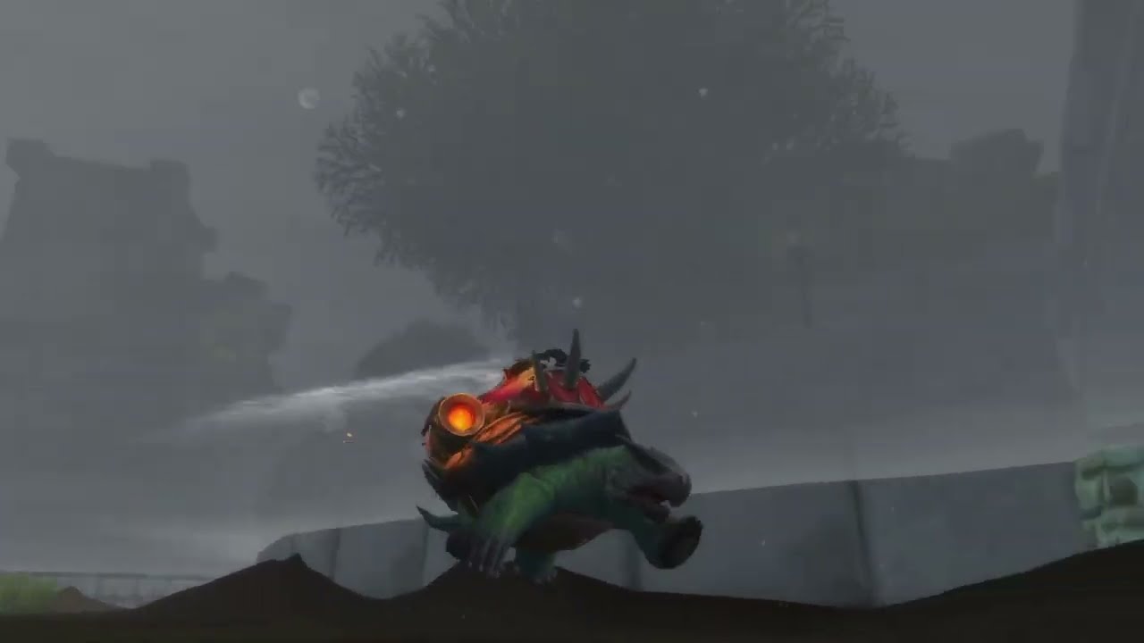 Dragonflight Savage Green Battle Turtle Swimming Showcase