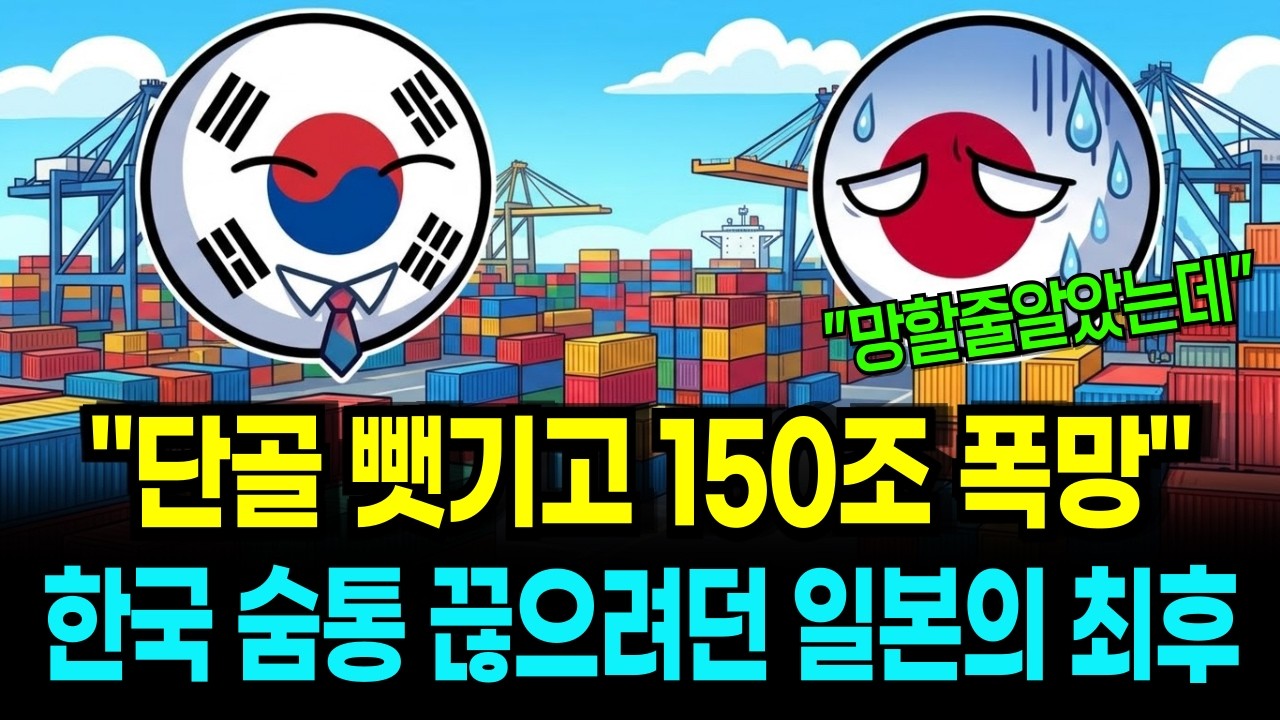 "석 달이면 한국 멈춘다" 호언장담하더니.. 일본이 쥔 '이 소재' 국산화로 150조 날린 일본의 탄식