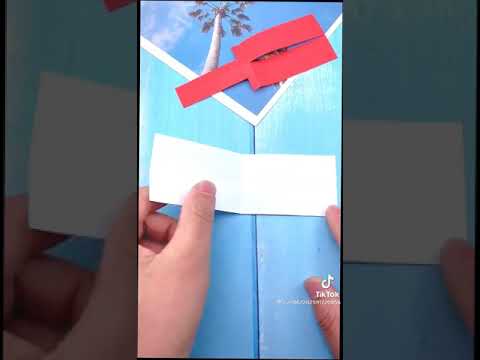 كيف تصنع طائره ورقيه بسيطة