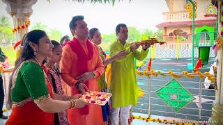 Navratri Celebration શર Swaminarayan Gurukul Maruti Vidhyapith Abrama Valsad Navratri