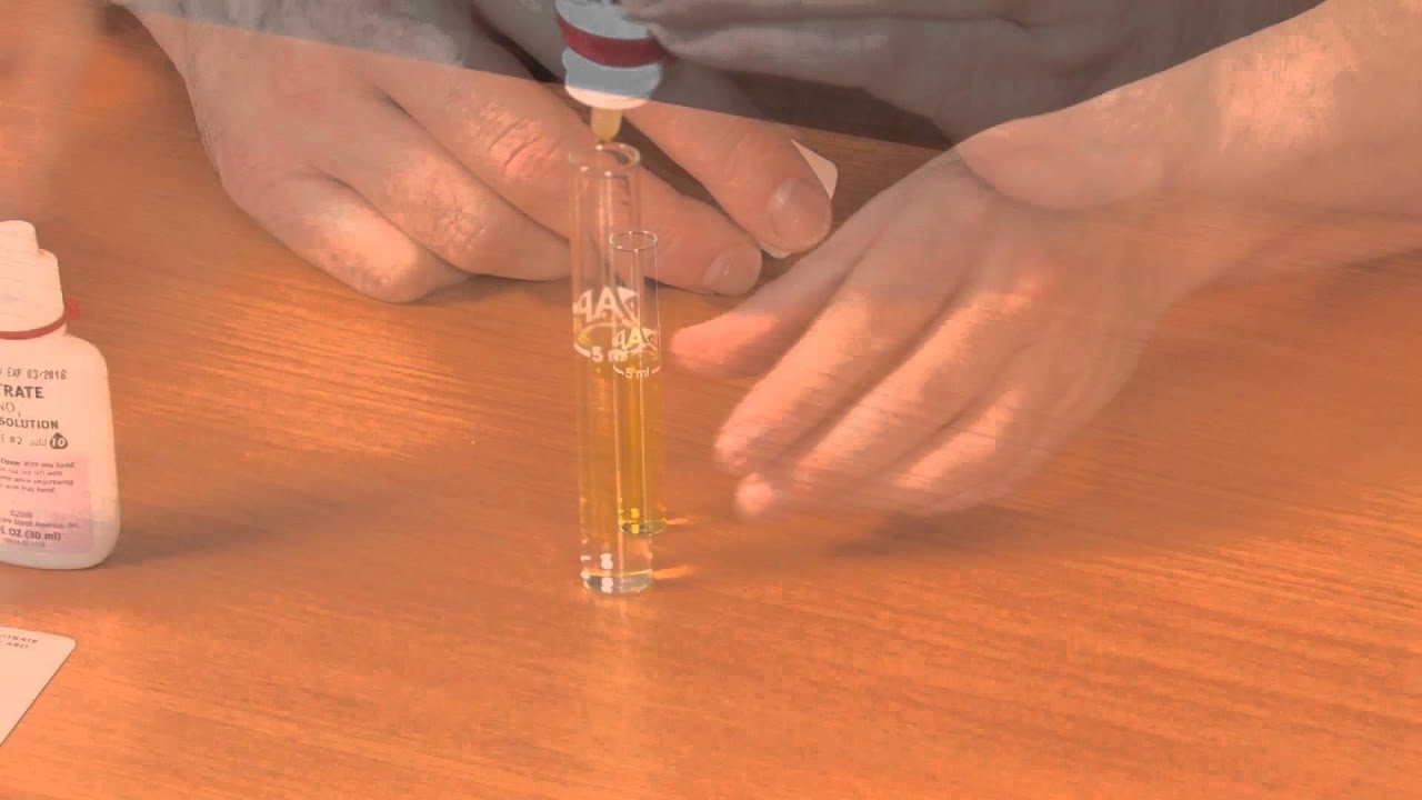 How To Use The API Nitrate Test Kit