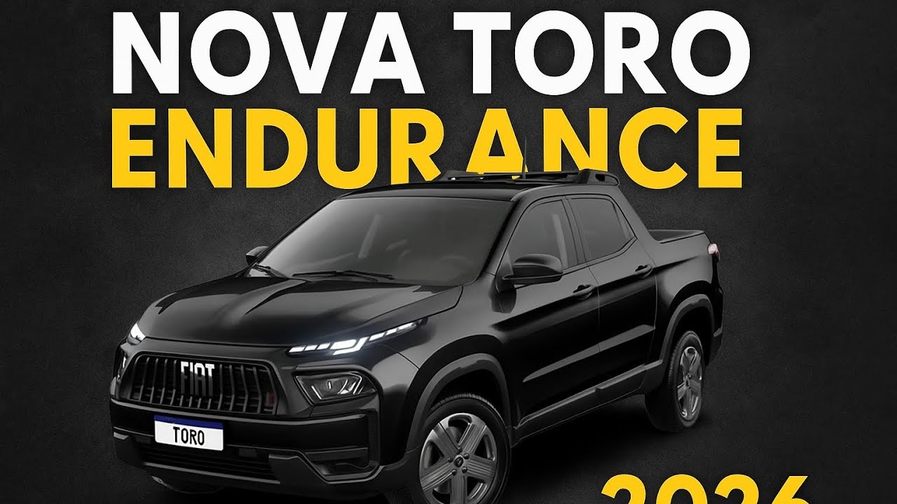 Nova Fiat Toro Endurance 2026 — Design renovado, mais força e tecnologia! 🚀