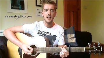 Guitar Tutorial | The Lazy Song   Bruno Mars   How to play Easy Beginner Guitar Songs