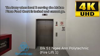 Thyssenkrupp Fire Lift 1 At Blk 51 Ngee Ann Polytechnic